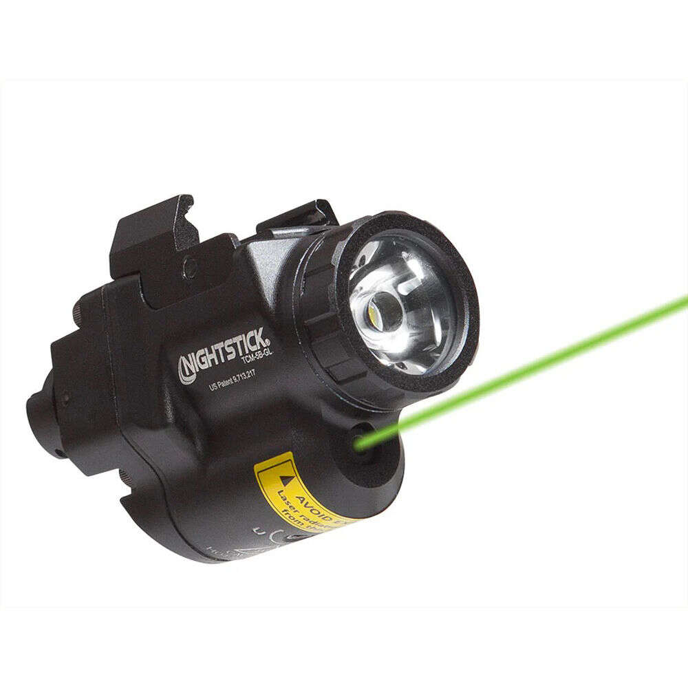 Flashlights&Batteries Night Stick Ready Series Subcompact Handgun Light w/Green Laser Short/Narrow Rail model 1 CR123 BLK